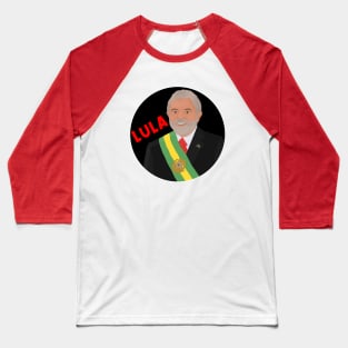 Lula Brazil Baseball T-Shirt